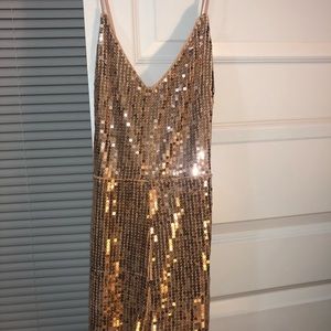 Rose gold romper never worn!